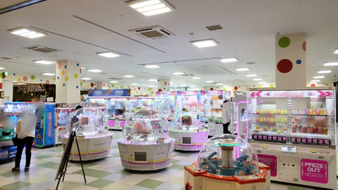 ゲームコーナーが広がっている