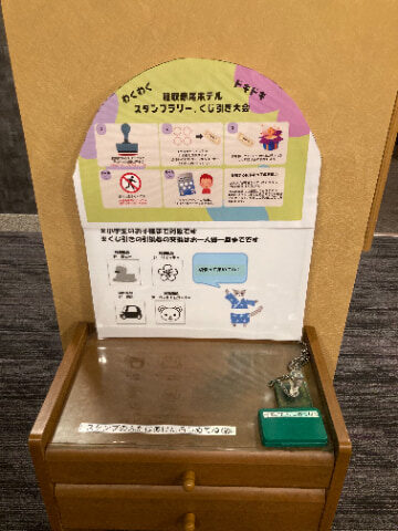 スタンプラリーに関する説明が書いてある